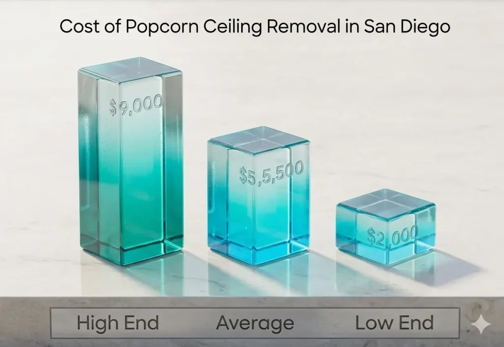Cost of Popcorn Ceiling Removal in San Diego