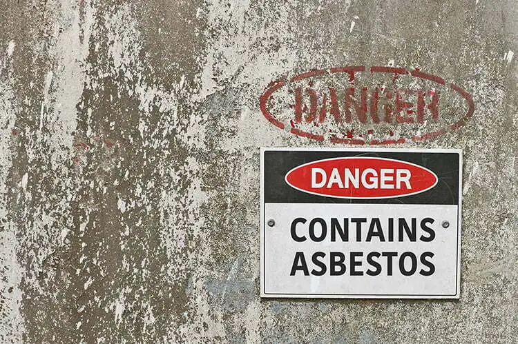 signs of asbestos in your home