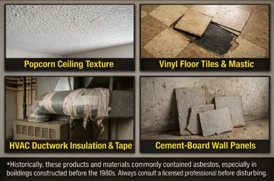contain asbestos materials